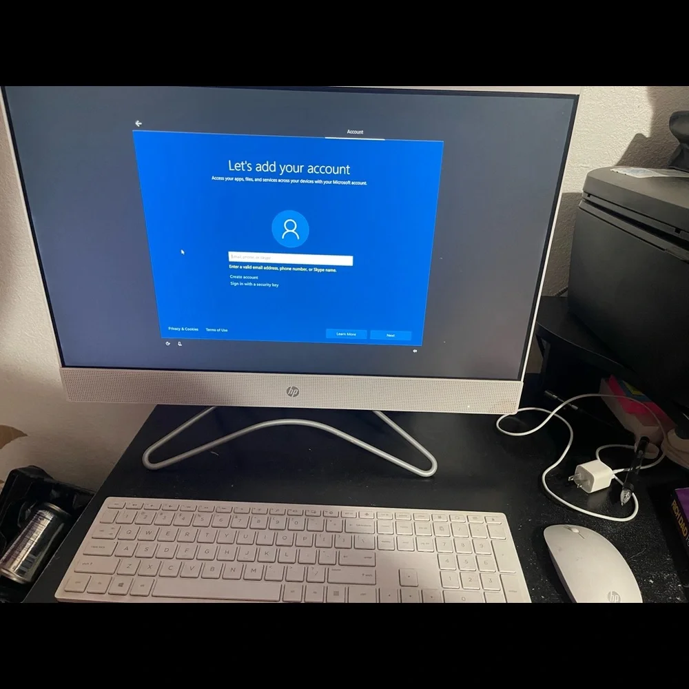 ALL IN ONE HP DESKTOP!